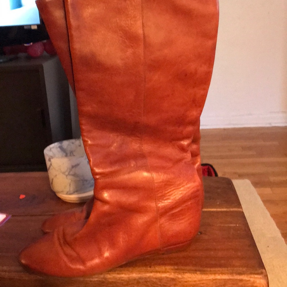 Loeffler Randall brown boots